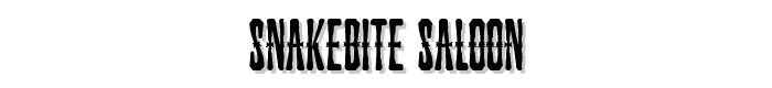 Snakebite Saloon font